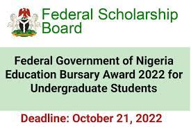 Federal Government Education Bursary Awards